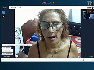 Madura's huge tits bounce wildly as she cums hard!