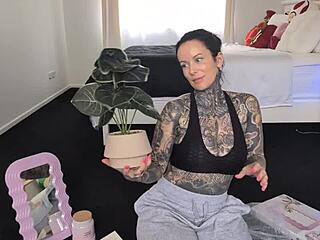 she shops and unboxes her new sexy buys excitedly