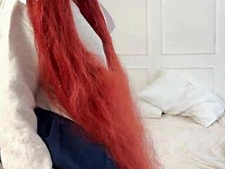 Petite redhead college girl spanked hard in private uniform punishment party?