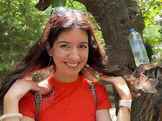 Public Bush Blowjob Stranger Facial And Wild Cumwalk Adventure