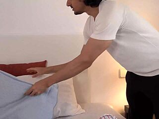 Desi servant poundin' my big-tits blonde milf ass