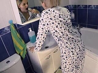 Quickie Petite Teen Letty Black Bent Over Doggystyle Oral Creampie