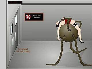 Ada wong licks pink queen's dildo pussy