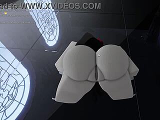 oh man, spider-girl's big ass and tits get daddy's monster cock cum webbing