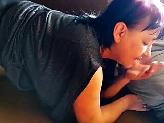 Klaudia Ambergirl unleashes blowjob skills in hot compilation with big natural tits