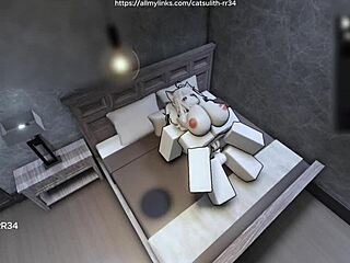 Fan fucked quietly bent over on bed!