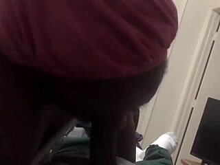 BBW Blonde Early Morning Blowjob Swallows Big Black Cock Facial Cumshot