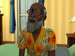 stepdaughter, why burst in naked and suck daddy's cock now?