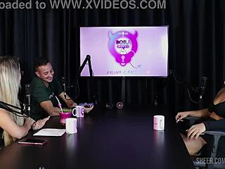 Val Mineirinha's Sheer Red Casting Comp With Bruna Carlos