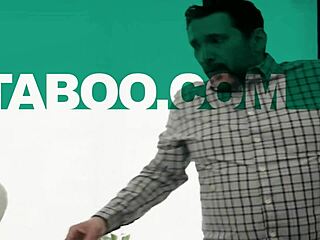 Stepdad spies on Destiny Mira undressing then taboo fucks her?