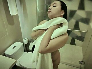 chubby asian sharinami deepthroats rides monster cock creampie