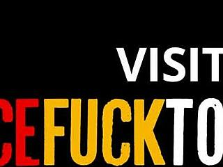 Redhead Big Tits Latina Gags on Deepthroat Before Dripping Facial Cumshot