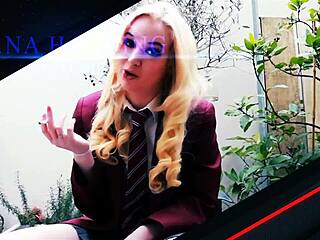 British Teen Neighbour Spitroasted Cum Covered in Homemade Blowbang Frenzy