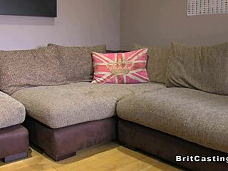 Huge Tits Blonde In Fishnets Takes Brutal Casting Pound!