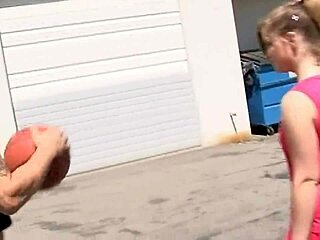 sexy blonde candy manson titfucks hard dick between big tits