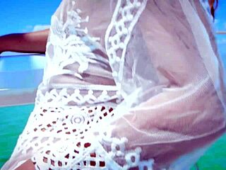 Amirah Adara Angel Emily Stretch Buttholes with Toys Outdoors