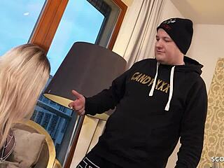 Normal Guy Pounds German Milf Manu Magnum's Big Tits Raw Hotel Fuck!