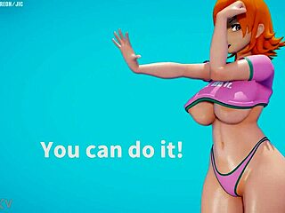 Nora's motivation workout flaunts big ass and tits