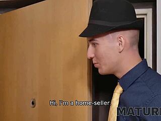 Mature4K: Giant Natural Tits Seduce the Salesman in Czech Home