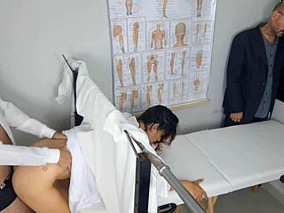 Blindfolded Bride Cuckold Wife Fucked Hard By Old Hospital Doc