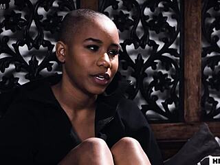 curvy ebony craves confidence boost from hot threesome licking