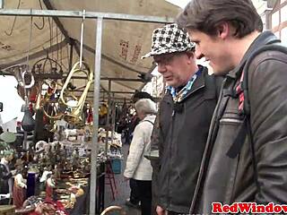 Stockinged Dutch Hooker Pussy Pounded Hard!