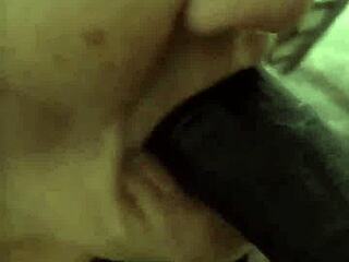 Amateur granny gums cock with mature enthusiasm