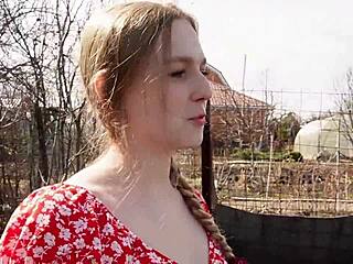 City guy beds big tit brunette ranch farmer hard