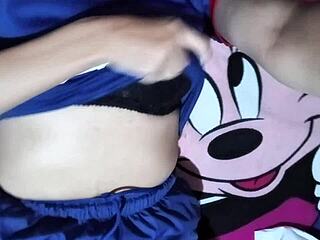 waiting for cuck to leave i gave babysitter my thick cock raw