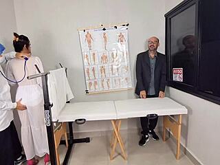 Blindfolded Bride Cuckold Wife Fucked Hard By Old Hospital Doc