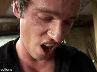 Young Blonde Slut Drenched In Cum After Mmf Double Cock Pounding