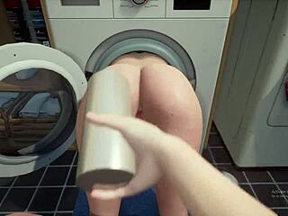stepmom stuck in washing machine need your cock now?