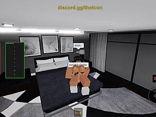 Bent Over Roblox Baddie Begs for Rough Cum Doggystyle