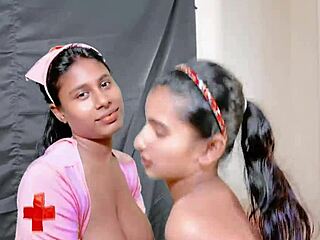 Desi Brunette FFM Adventure: Romantic Hard Fuck Turns Wild!