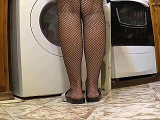 she preps that carrot for her mature erotic solo play