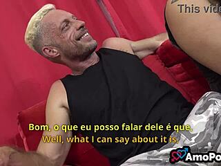 Why is my lingerie-clad wife acting strange around her big cock stepdad?