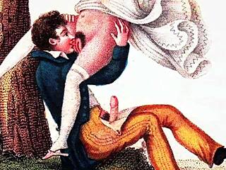 ever seen vintage erotic art this hot and taboo?