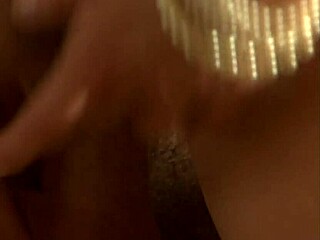 Brunette milf takes monster cock facial in living room heels