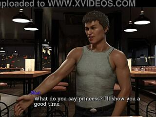 Brunette's Massive Ass Tempts In Erotic Game Leap