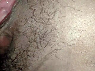Shaved tight pussy creampied hard as mature slut orgasms wildly