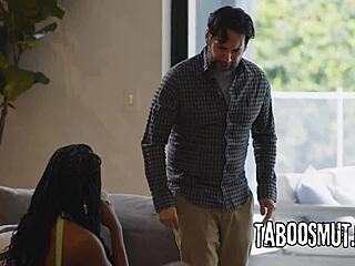 Pervy Stud Pounds Cheating GF's Stepsis In Every Position