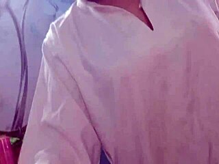 Indian desi guy pounds busty nurse pussy hard then creampies her tits