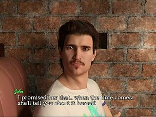 Brunette's Massive Ass Tempts In Erotic Game Leap