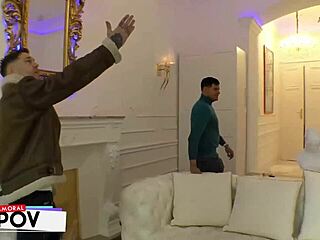 stepsiblings matt star in mmf with big cocks and curvy babe