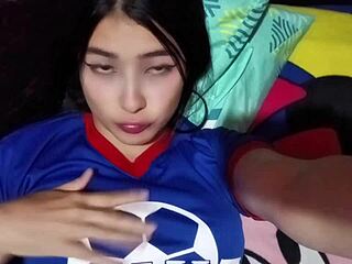 waiting for cuck to leave i gave babysitter my thick cock raw