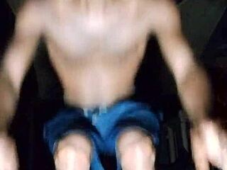 Skinny Fitness Roommate Works Out In Dorm