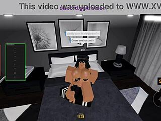 Bent Over Roblox Baddie Begs for Rough Cum Doggystyle