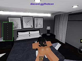 Bent Over Roblox Baddie Begs for Rough Cum Doggystyle