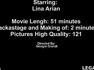 first dp gapes for lina arian with deep anal swallow?