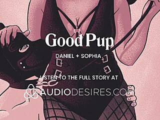 mistress fucks her obedient pup's chastity anal with tail plug creampie